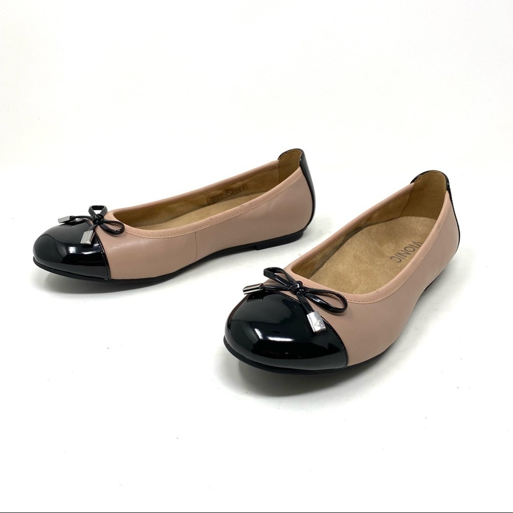 Vionic Spark Minna Leather flats Blush WIDE - Picture 4 of 9